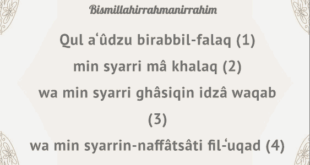 Surat al Falaq Ayat 1-5 Latin